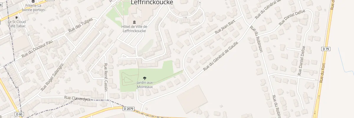 Plan du 43 Rue Jean Bart à Leffrinckoucke