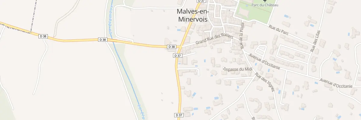 Plan du 84 Le Village à Malves-en-Minervois