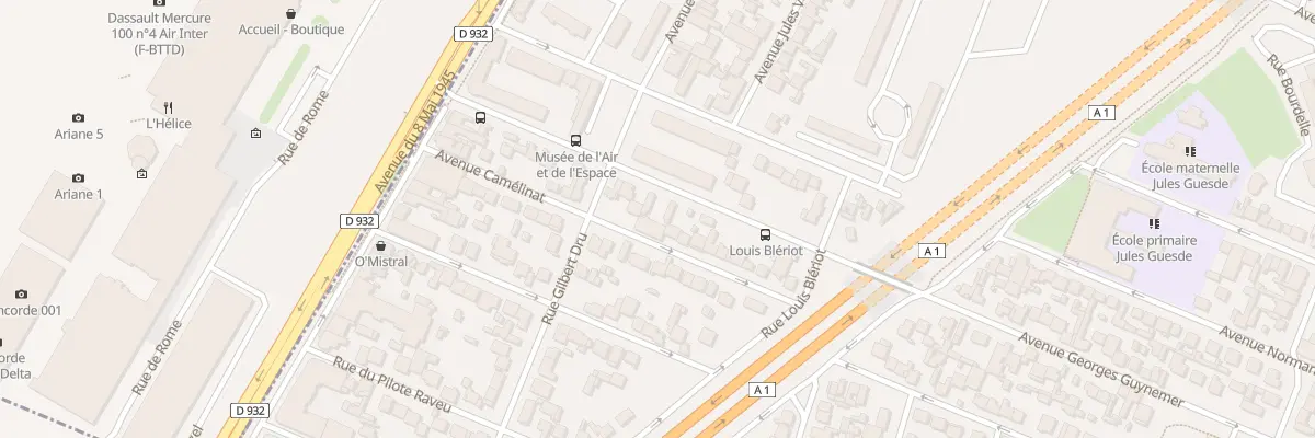 Plan du 29 Av Camelinat au Blanc-Mesnil