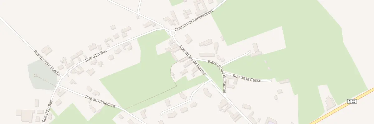 Plan du 11 Rue du Jeu de Paume à Pommera