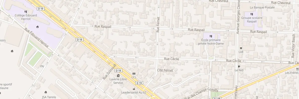 Plan du 19 Rue Cécile à Maisons-Alfort
