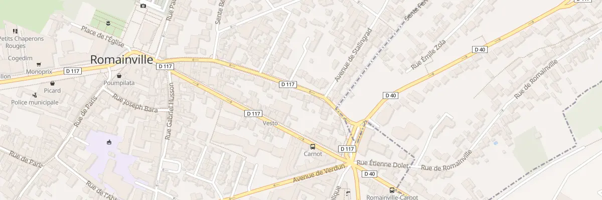 Plan du 46 Rue Veuve Aublet à Romainville