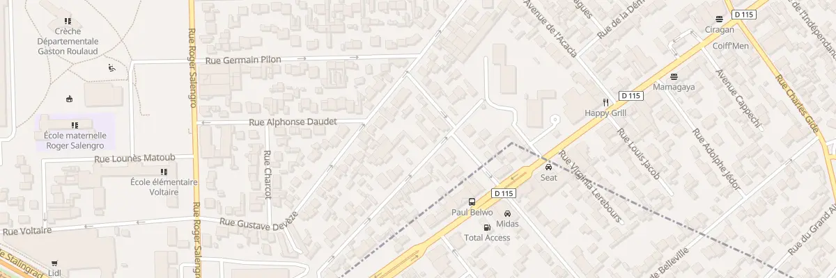 Plan du 41 Rue Danielle Casanova à Drancy