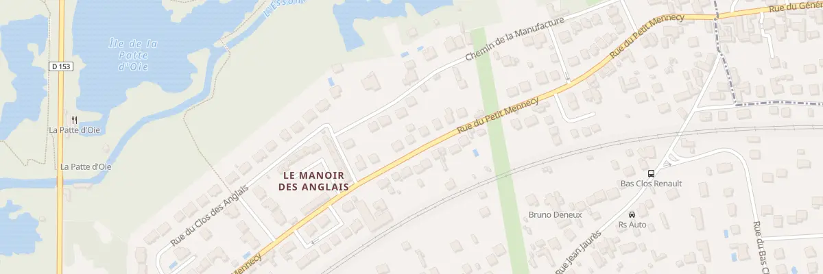 Plan du 33 Rue du Petit Mennecy à Mennecy