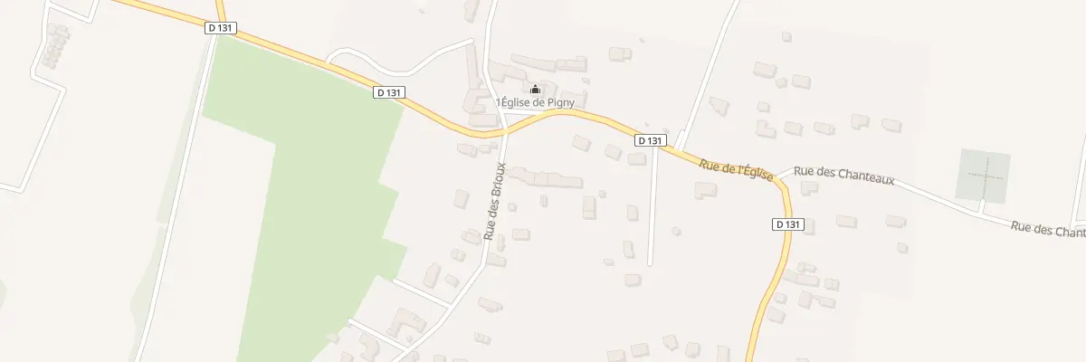 Plan du 3 Rue des Brioux à Pigny