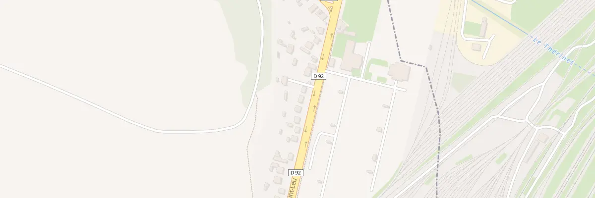 Plan du 18 Rte de St Leu à Thiverny
