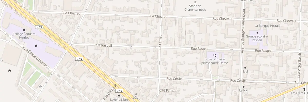 Plan du 36 Rue Raspail à Maisons-Alfort