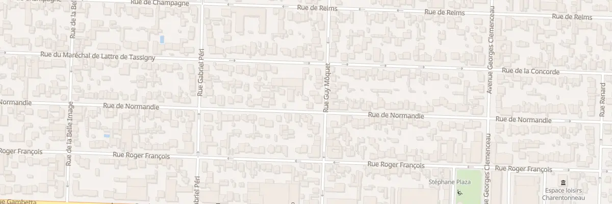 Plan du 83 Rue de Normandie à Maisons-Alfort
