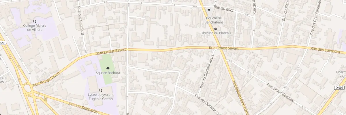 Plan du 62B Rue Ernest Savart à Montreuil