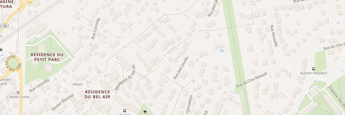 Plan du 21 Rue Jean Jaurés à Mennecy