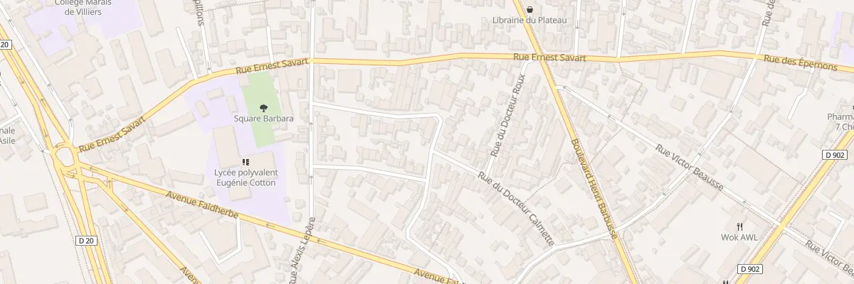 Plan du 43 Rue du Docteur Calmette à Montreuil