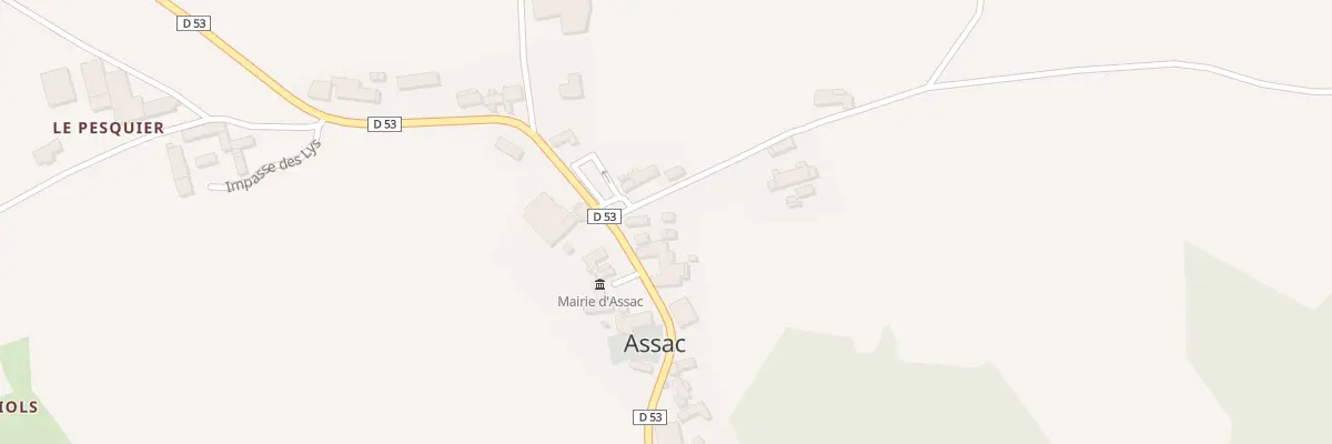 Plan du 46 Che du Vesinat à Cadix