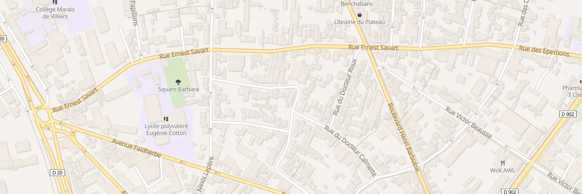 Plan du 47 Rue du Docteur Calmette à Montreuil