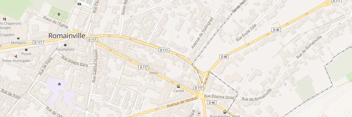 Plan du 48 Rue Veuve Aublet à Romainville