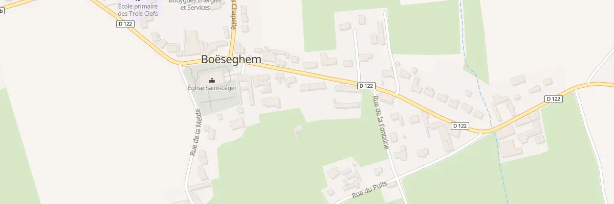 Plan du 33 Rue de l’Eglise à Boëseghem