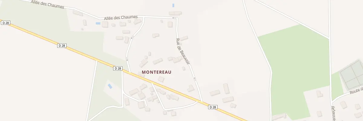 Plan du 3 Rue de Beauvoir à Saint-Germain-des-Bois