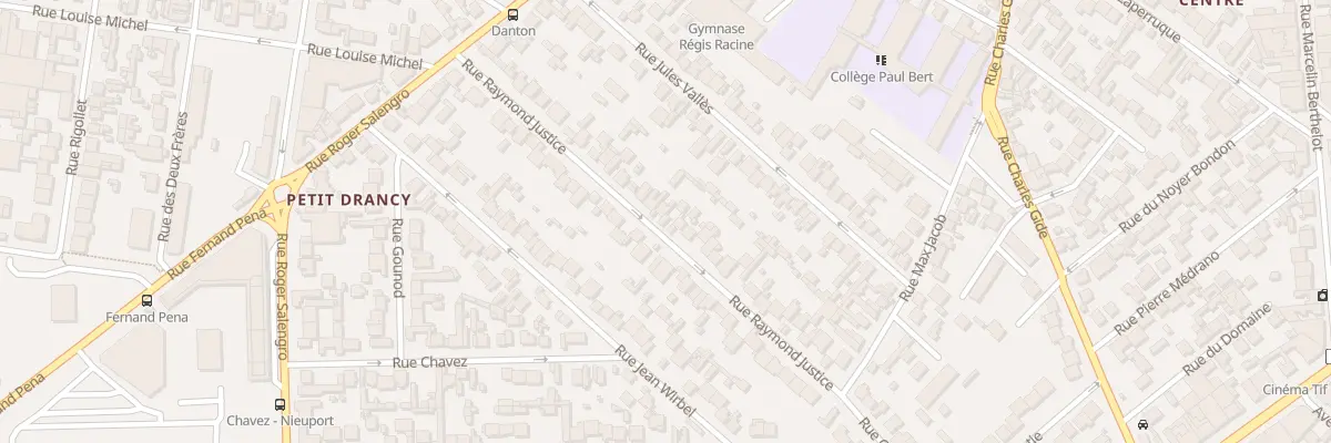 Plan du 37B Rue Raymond Justice à Drancy