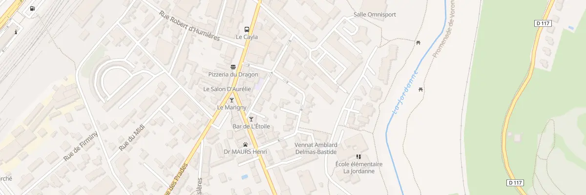 Plan du 8 Rue Pierre Jacobi à Aurillac