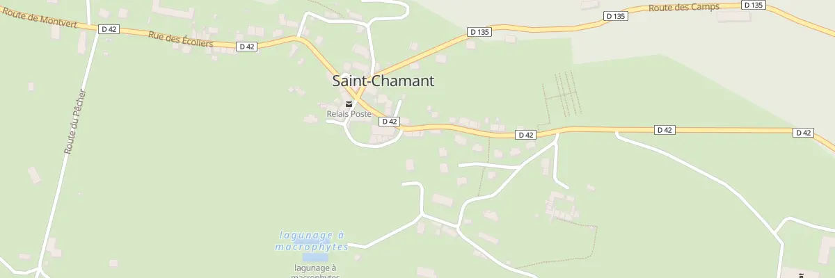 Plan du 5108 Le Bourg à Saint-Chamant