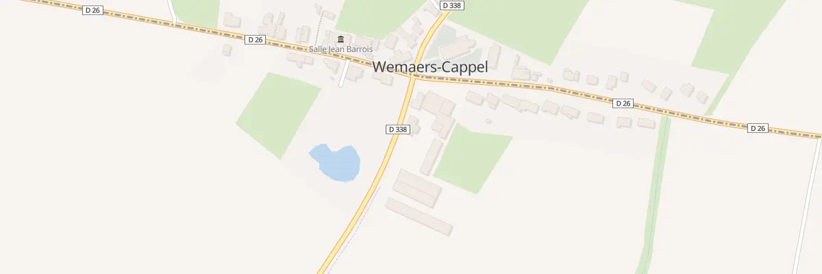 Plan du 1272 Rte de Wemaers - Cappel à Zuytpeene