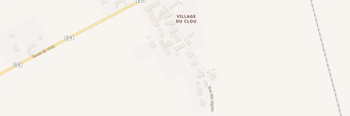 Plan du 13 Rue des Vignes à Senneçay