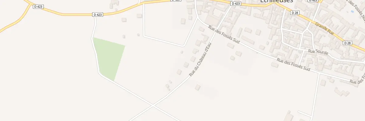 Plan du 12 Rue du Chateau d’Eau à Échilleuses