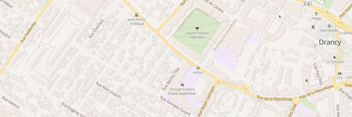 Plan du 57 Rue De La Republique à Drancy