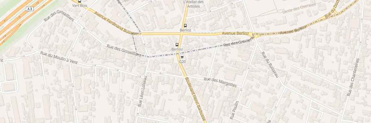 Plan du 136 Bd Henri Barbusse à Montreuil