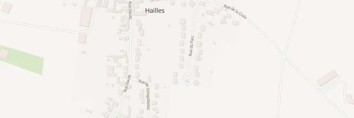 Plan du 12 Rue du Parc à Hailles