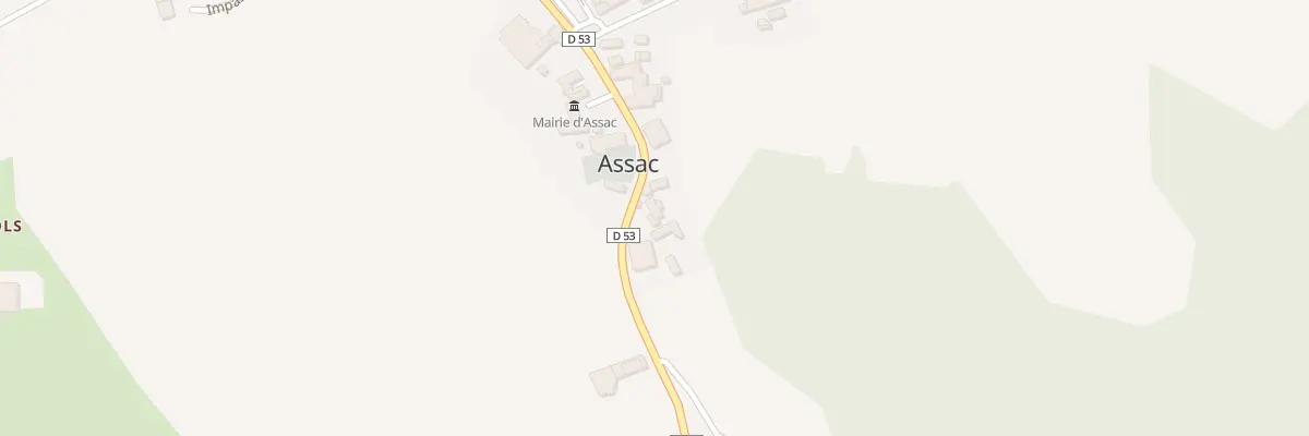 Plan du 5001 Village d’Assac à Assac