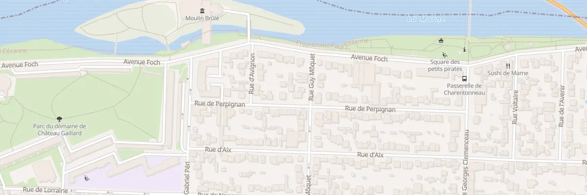 Plan du 27 Rue de Perpignan à Maisons-Alfort
