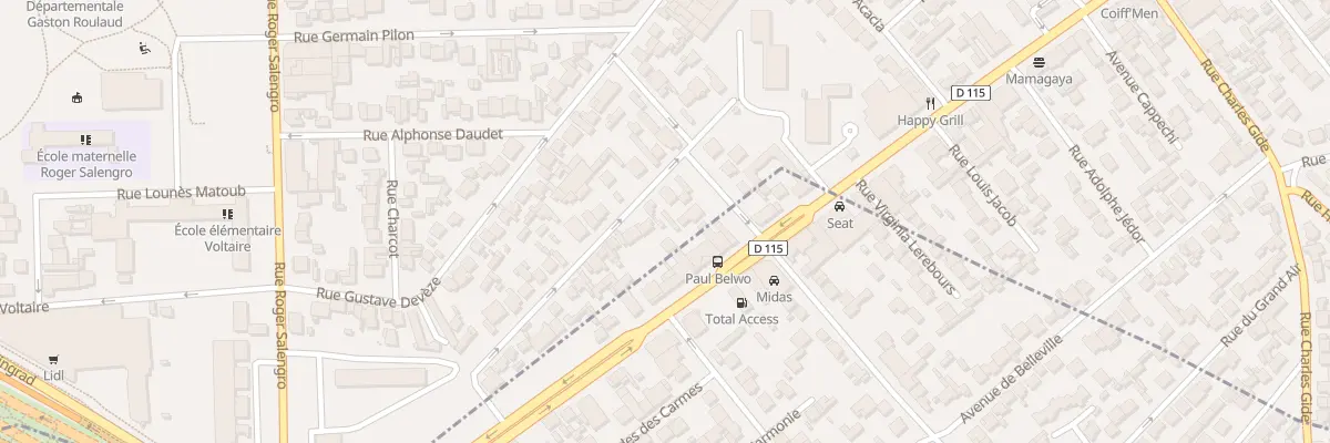 Plan du 40 Rue Danielle Casanova à Drancy