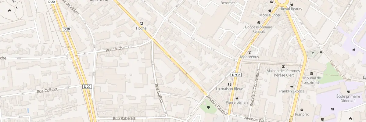 Plan du 26 Av Pasteur à Montreuil