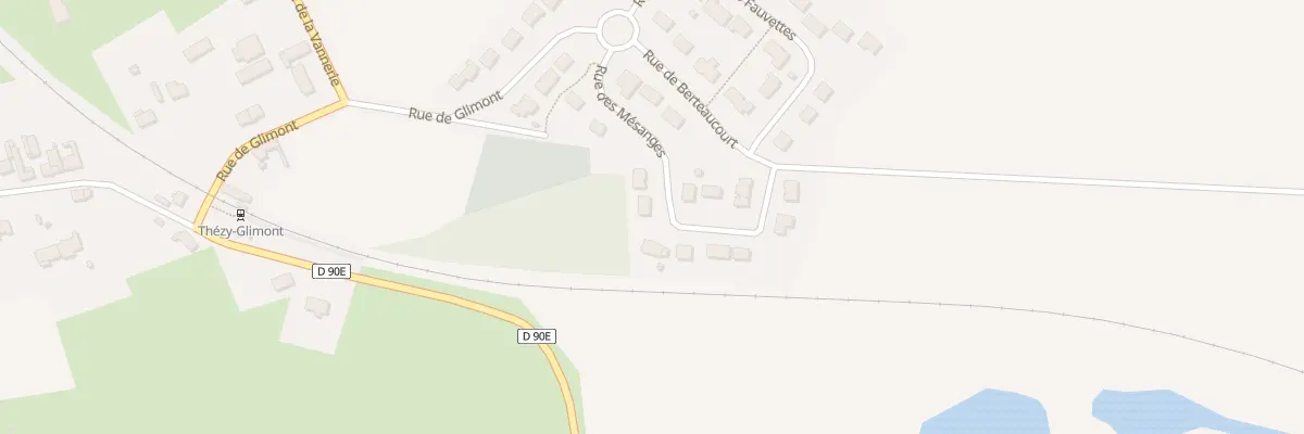 Plan du 8 Rue des Mésanges à Thézy-Glimont