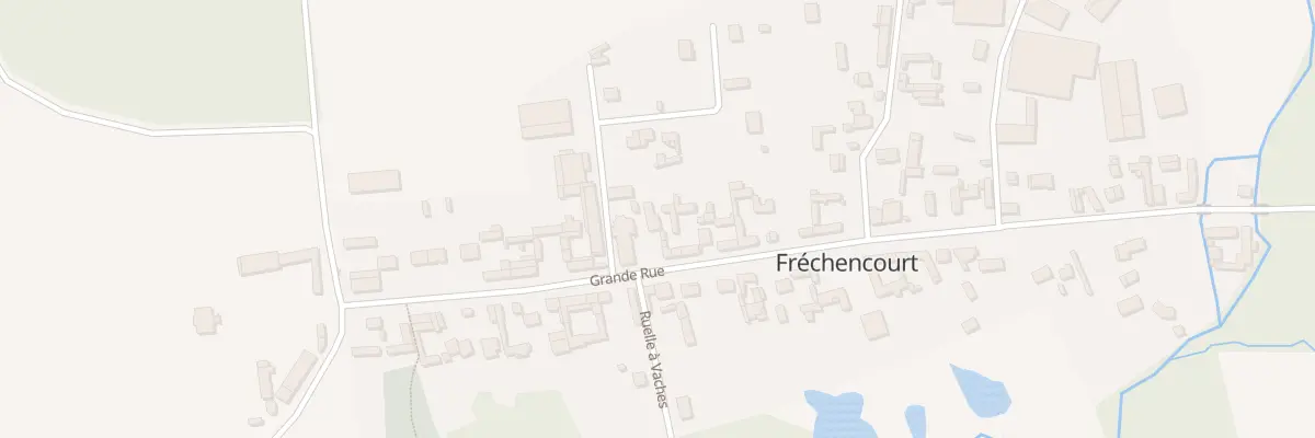 Plan du 38B Gr Grande Rue à Fréchencourt
