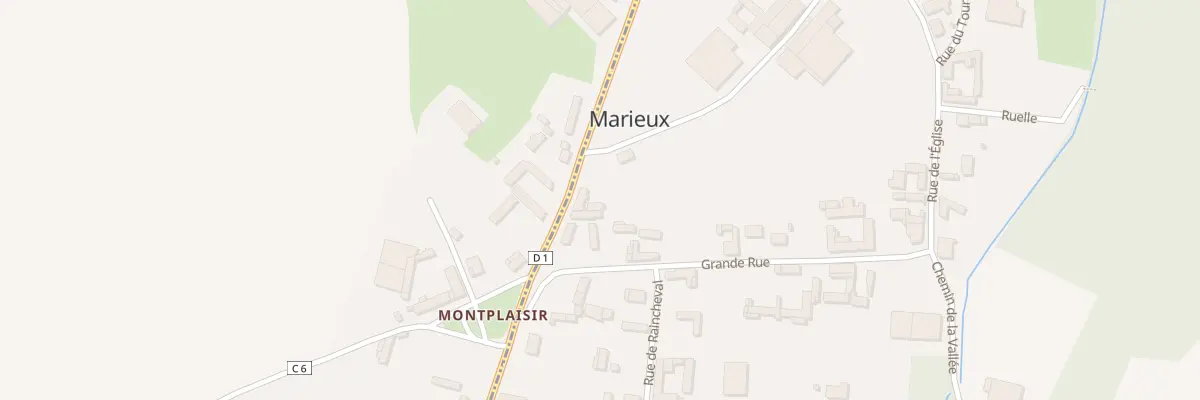 Plan du 3 Rte d’Amiens à Marieux