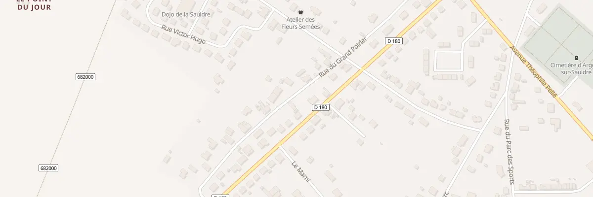 Plan du 5 Rue Marcel Feve à Argent-sur-Sauldre