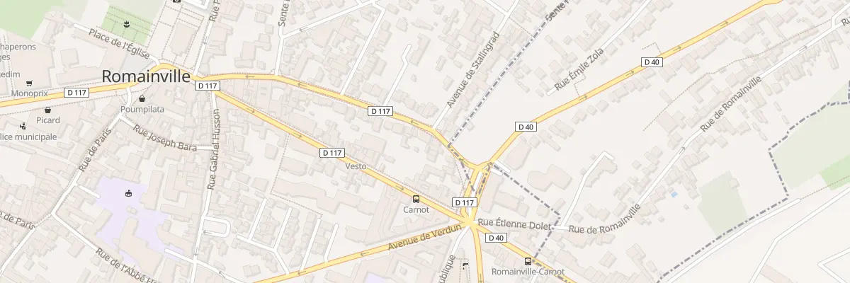 Plan du 52 Rue Veuve Aublet à Romainville