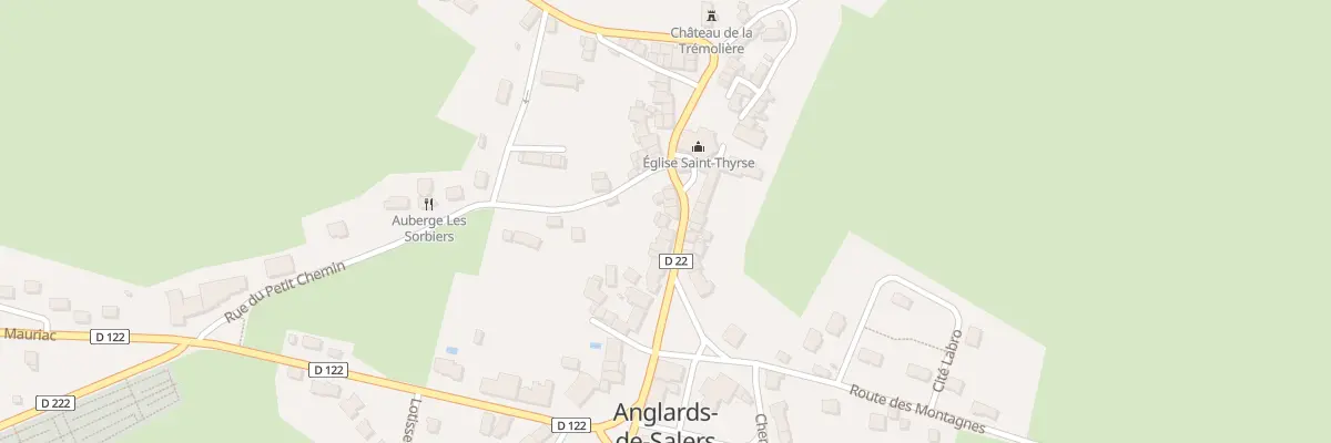 Plan du 5459 Le Bourg à Anglards-de-Salers