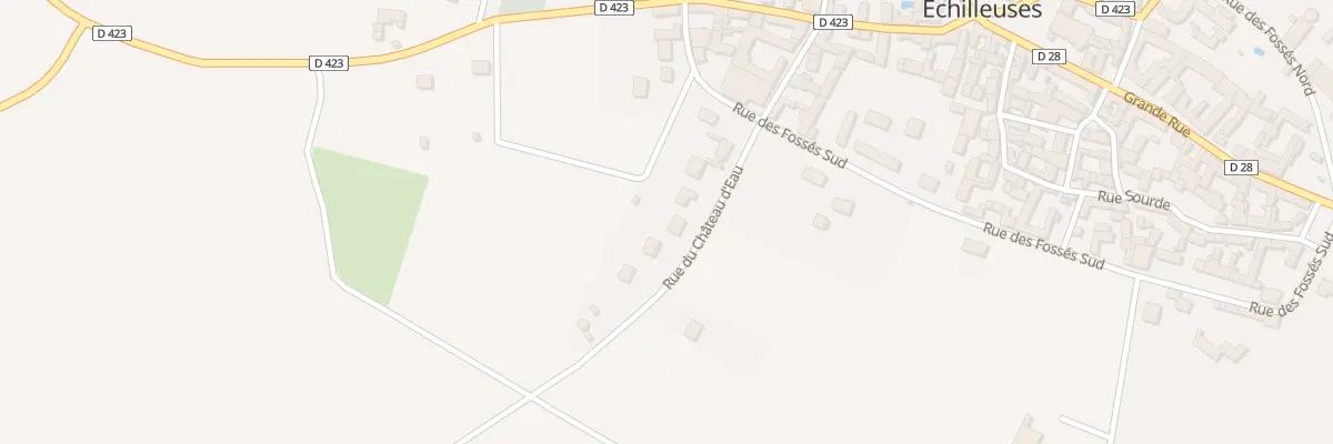 Plan du 10 Rue du Chateau d’Eau à Échilleuses