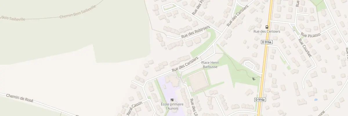 Plan du 340 Rue des Cerisiers à Laigneville