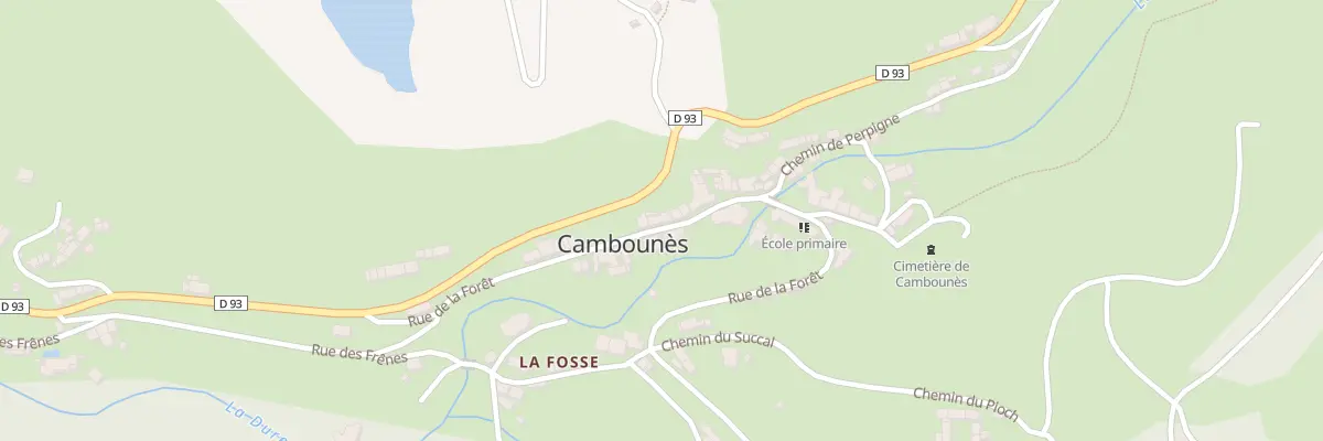 Plan du 17 Rue de la Foret à Cambounès