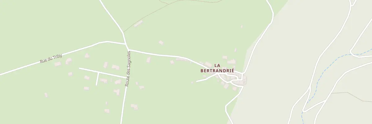 Plan du 12 Rte de la Bertrandié au Bez