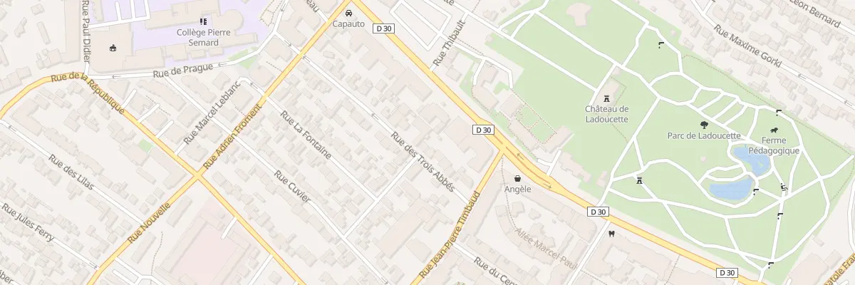 Plan du 14 Rue Des Trois Abbes à Drancy