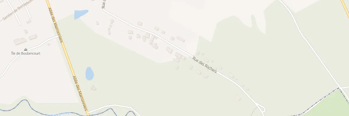 Plan du 46 Rue des Rochers à Boulancourt