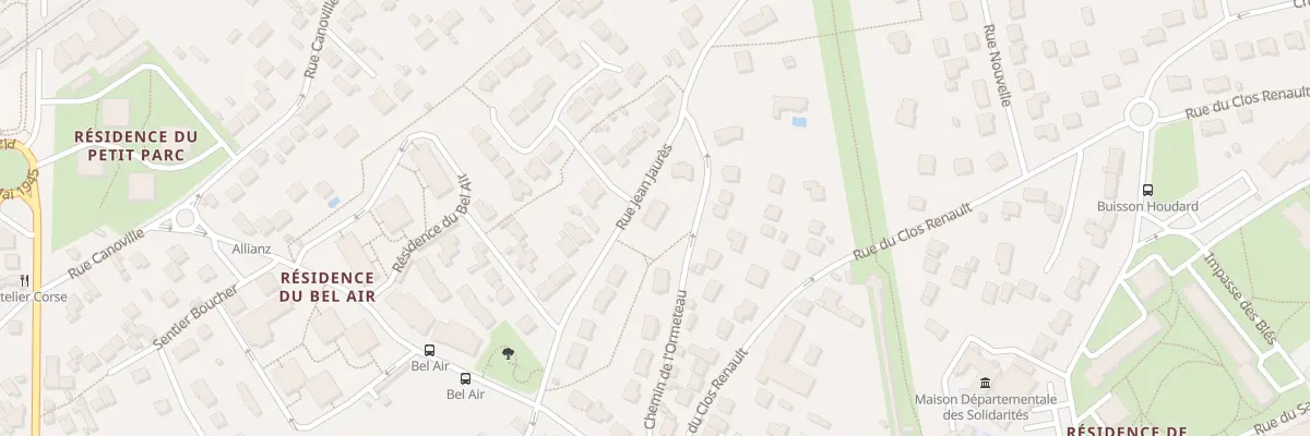 Plan du 10 Rue Jean Jaurés à Mennecy