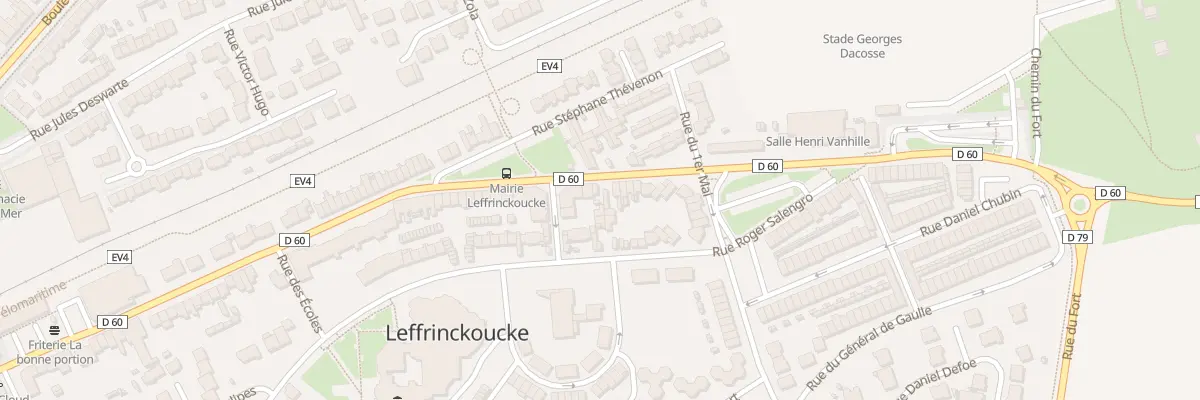 Plan du 124 Rue du 2 Juin 1940 à Leffrinckoucke