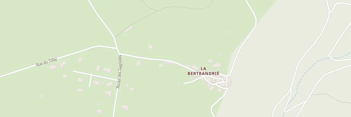 Plan du 9 Rte de la Bertrandié au Bez