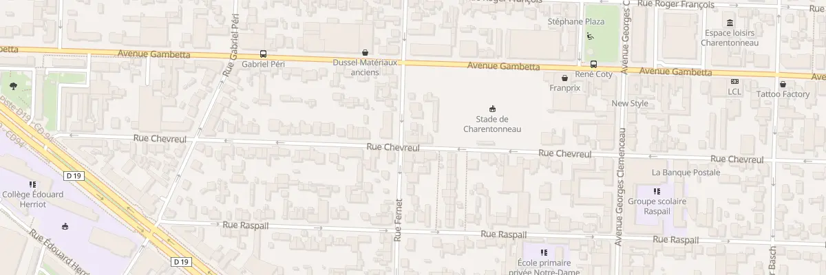 Plan du 55 Rue Chevreul à Maisons-Alfort