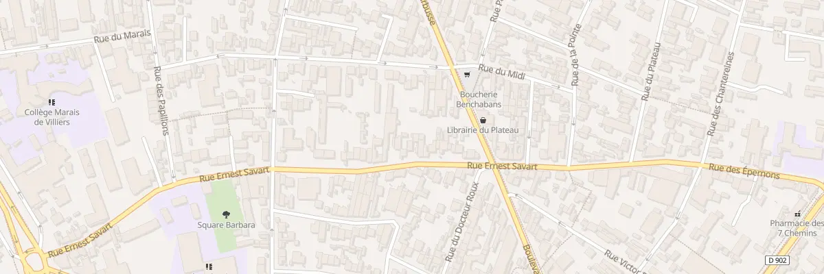 Plan du 77 Rue Ernest Savart à Montreuil